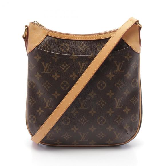 LOUIS VUITTON Brown Monogram Leather Shoulder Bag - Picture 1 of 10
